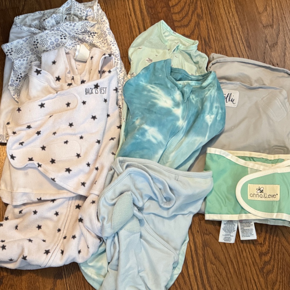 Set of 8 infant swaddles/swaddle blankets - Halo, Happiest Baby, Ollie, & more - Picture 16 of 16